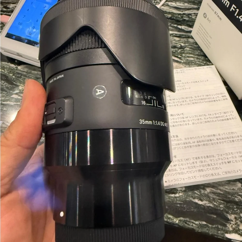 Sigma Beauty 35mm f/1.4 DG Lens - Black